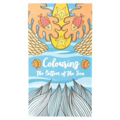 Image CAHIERS COLORIAGE "FOND DE LA MER"  100 G/M2 12,5x22 CM QUADRICHROMIE CELLULOSE (100 UNITÉ) #1