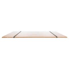 PLANCHE PORTE MENU AVEC ÉLASTIQUES  22,9x31,8x0,4 CM NATUREL MDF (1 UNITÉ)