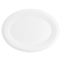 Image PLATEAUX OVALES 'BIONIC'  26,3x19,9x2 CM BLANC BAGASSE (600 UNITÉ) #3