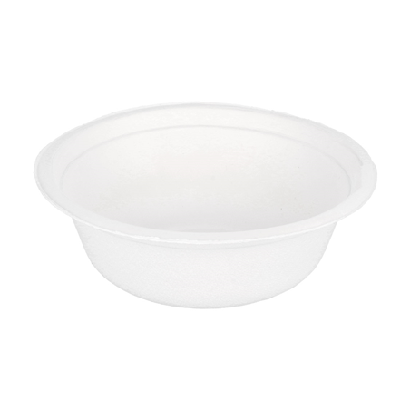 Image SALADIERS 'BIONIC' 500 ML Ø 15,5x5,4 CM BLANC BAGASSE (600 UNITÉ) #1