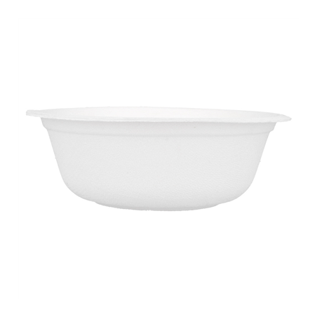 SALADIERS 'BIONIC' 500 ML Ø 15,5x5,4 CM BLANC BAGASSE (600 UNITÉ)