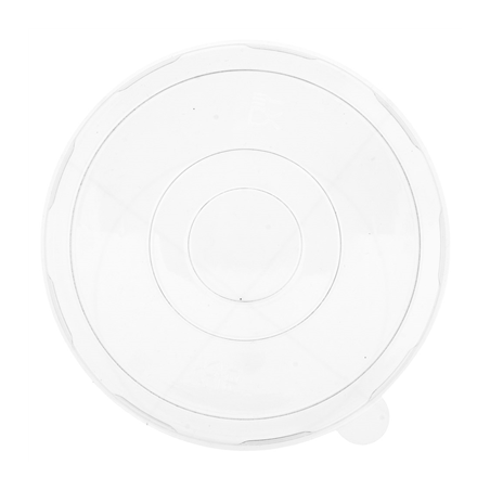 Image COUVERCLES BAS POUR SALADIERS 215.84-215.03 'BIONIC'  Ø 14x1 CM TRANSPARENT PET (900 UNITÉ) #1