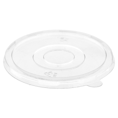 Image COUVERCLES BAS POUR SALADIERS 215.84-215.03 'BIONIC'  Ø 14x1 CM TRANSPARENT PET (900 UNITÉ) #3
