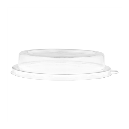 COUVERCLES HAUTS POUR SALADIERS 224.32-215.04 'BIONIC'  Ø 16x3,1 CM TRANSPARENT PET (200 UNITÉ)