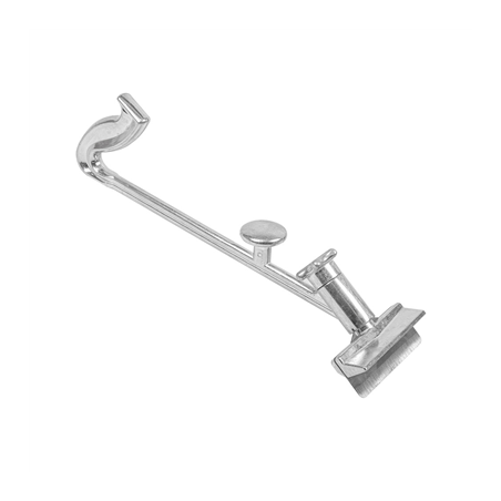 Image RACLEUR GRILL  41x15x10 CM ARGENTE METAL (1 UNITÉ) #1