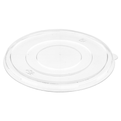 Image COUVERCLES BAS POUR SALADIERS 224.33-215.05 'BIONIC'  Ø 18x1 CM TRANSPARENT PET (600 UNITÉ) #1