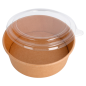 COMBO SALADIERS + COUVERCLES PET 1300 ML - 43,3 oz 320 + 18 PE G/M2 Ø 18,4/16x6,6 CM NATUREL KRAFT (200 UNITÉ) Image COMBO SALADIERS + COUVERCLES PET 1300 ML - 43,3 oz 320 + 18 PE G/M2 Ø 18,4/16x6,6 CM NATUREL KRAFT (200 UNITÉ) #4