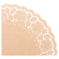 Image DENTELLES RONDES AJOURÉES  40 G/M2 Ø 42 CM NATUREL KRAFT (250 UNITÉ) #2