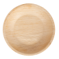 Image ASSIETTES RONDES 'ARECA'  Ø 12,5x1,5 CM NATUREL ARECA (200 UNITÉ) #1