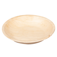 Image ASSIETTES RONDES 'ARECA'  Ø 12,5x1,5 CM NATUREL ARECA (200 UNITÉ) #3