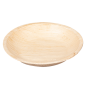 Image ASSIETTES RONDES 'ARECA'  Ø 12,5x1,5 CM NATUREL ARECA (200 UNITÉ) #3