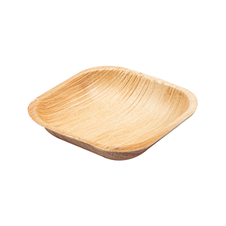 Image ASSIETTES CARRÉES 'ARECA'  10x10x2,5 CM NATUREL ARECA (200 UNITÉ) #1