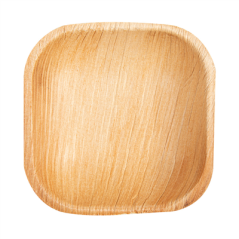 Image ASSIETTES CARRÉES 'ARECA'  10x10x2,5 CM NATUREL ARECA (200 UNITÉ) #3