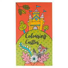 Image CAHIERS COLORIAGE "CHÂTEAUX" 100 G/M2 12,5x22 CM QUADRICHROMIE CELLULOSE (100 UNITÉ) #1