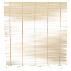 Image TAPIS À SUSHI  24x24 CM NATUREL BAMBOU (24 UNITÉ) #3