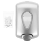 Image DOSEUR DE SAVON 700 ML 13x9x21 CM ARGENTE ABS (1 UNITÉ) #4