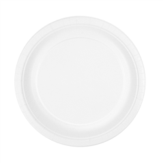 Image ASSIETTES RONDES  320 G/M2 Ø 23 CM BLANC CARTON (400 UNITÉ) #3