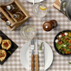 Image COUTEAUX À STEAK  22/11,5 CM ARGENTE INOX (12 UNITÉ) #4