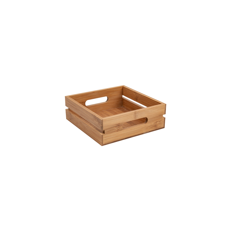 BOÎTE PORTABLE 20x20x7 CM NATUREL BAMBOU (1 UNITÉ) BOÎTE PORTABLE 20x20x7 CM NATUREL BAMBOU (1 UNITÉ)