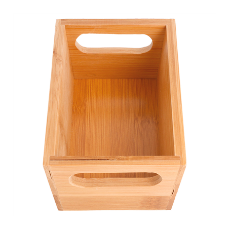 CORBEILLE À PAIN  15x10x7 CM NATUREL BAMBOU (1 UNITÉ)