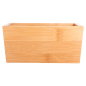 Image CORBEILLE À PAIN  15x10x7 CM NATUREL BAMBOU (1 UNITÉ) #3