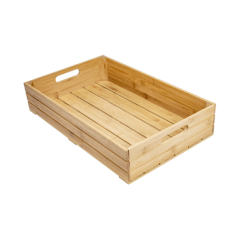 Image BOÎTE BUFFET GN 1/1 53x32,5x10 CM NATUREL BAMBOU (1 UNITÉ) #1