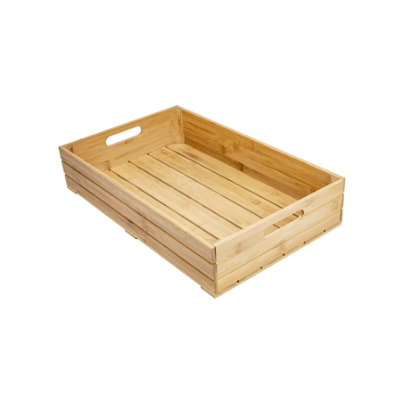 Image BOÎTE BUFFET GN 1/1  53x32,5x10 CM NATUREL BAMBOU (1 UNITÉ) #1