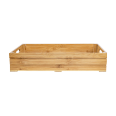 BOÎTE BUFFET GN 1/1 53x32,5x10 CM NATUREL BAMBOU (1 UNITÉ)