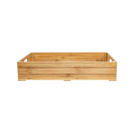 BOÎTE BUFFET GN 1/1  53x32,5x10 CM NATUREL BAMBOU (1 UNITÉ)