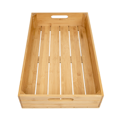 Image BOÎTE BUFFET GN 1/1  53x32,5x10 CM NATUREL BAMBOU (1 UNITÉ) #3