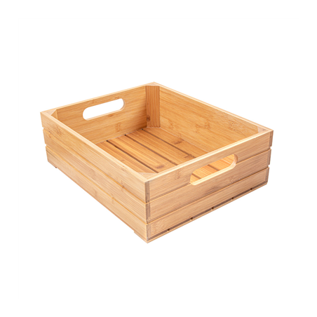 Image BOÎTE BUFFET GN 1/2  32,5x26,5x10 CM NATUREL BAMBOU (1 UNITÉ) #1