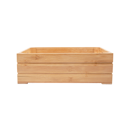 BOÎTE BUFFET GN 1/2  32,5x26,5x10 CM NATUREL BAMBOU (1 UNITÉ)