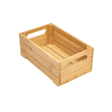 Image BOÎTE BUFFET GN 1/4  26,5x16,2x10 CM NATUREL BAMBOU (1 UNITÉ) #1