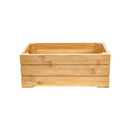 BOÎTE BUFFET GN 1/4  26,5x16,2x10 CM NATUREL BAMBOU (1 UNITÉ)