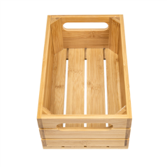 Image BOÎTE BUFFET GN 1/4  26,5x16,2x10 CM NATUREL BAMBOU (1 UNITÉ) #3