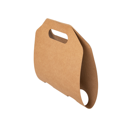 Image PORTE-GOBELETS, 2 GOBELETS  275 G/M2 46,5x22,5 CM NATUREL KRAFT (400 UNITÉ) #1