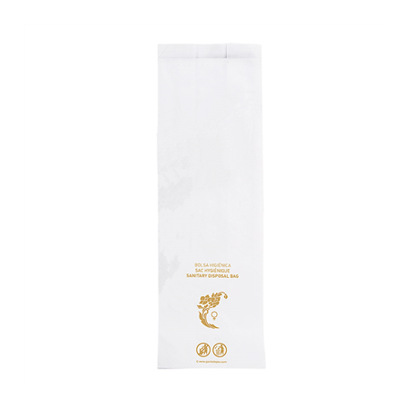 Image SACHETS HYGIÉNIQUES 'TOUCH OF CHARM' 50 G/M2 9+6x26 CM BLANC CELLULOSE (2500 UNITÉ) #1