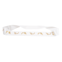 Image BANDES SANITAIRES WC 'TOUCH OF CHARM'  43x4,5 CM BLANC LDPE (1000 UNITÉ) #3