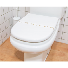 Image BANDES SANITAIRES WC 'TOUCH OF CHARM'  43x4,5 CM BLANC LDPE (1000 UNITÉ) #4