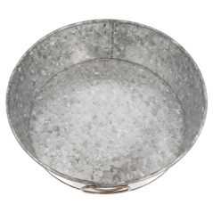 Image PLATEAU ROND 'ARTINOX'  Ø 27,5x8 CM GALVANISÉ ACIER (1 UNITÉ) #3