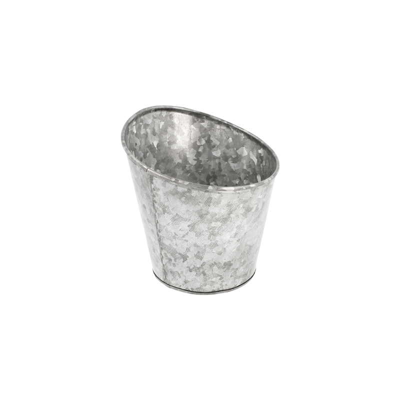 MINI GOBELET À FRITES TRONQUÉ Ø 12,7x13,5 CM GALVANISÉ ACIER (12 UNITÉ) MINI GOBELET À FRITES TRONQUÉ Ø 12,7x13,5 CM GALVANISÉ ACIER (12 UNITÉ)