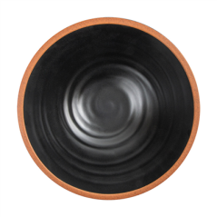 Image BOLS 'ASAMI WARE' 850 ML Ø18,4x7,5 CM NOIR MÉLAMINE (12 UNITÉ) #3