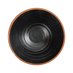 Image BOLS 'ASAMI WARE' 1600 ML Ø23,3x9,7 CM NOIR MÉLAMINE (6 UNITÉ) #3