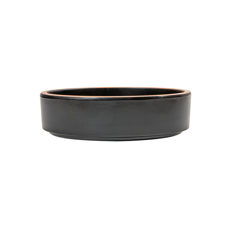 ASSIETTES CREUSES 'ASAMI WARE' 260 ML Ø11,7x3,6 CM NOIR MÉLAMINE (12 UNITÉ)