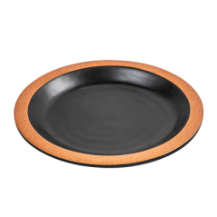 Image ASSIETTES 'ASAMI WARE' 180 ML Ø16x2 CM NOIR MÉLAMINE (12 UNITÉ) #3