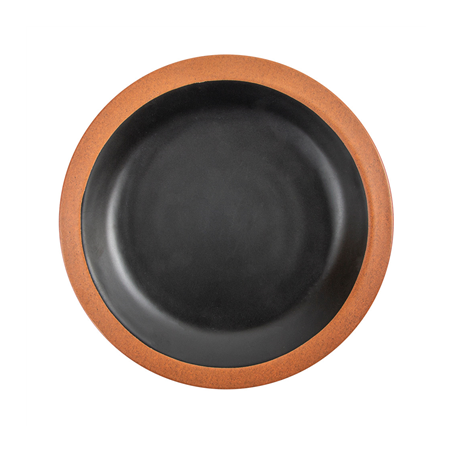 Image ASSIETTES 'ASAMI WARE' 550 ML Ø22,9x3 CM NOIR MÉLAMINE (12 UNITÉ) #1