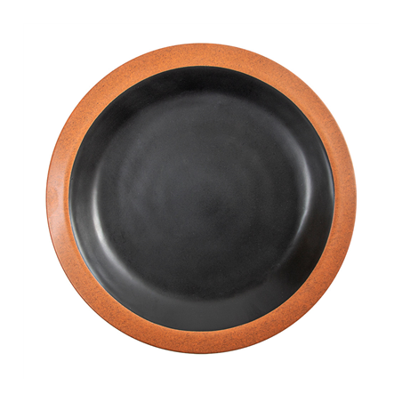 Image ASSIETTES 'ASAMI WARE' 650 ML Ø25,4x3,4 CM NOIR MÉLAMINE (12 UNITÉ) #1