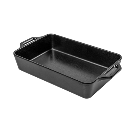 Image PETITS PLATEAUX AVEC ANSES 'ASAMI WARE' 250 ML 16,5x11x3,5 CM NOIR MÉLAMINE (12 UNITÉ) #1