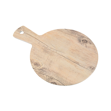 Image PLATEAUX RONDES AVEC ANSE 'ASAMI WARE'  Ø23x32x0,4 CM COMPARAISON BOIS MÉLAMINE (6 UNITÉ) #1