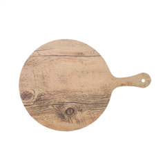 Image PLATEAUX RONDES AVEC ANSE 'ASAMI WARE'  Ø38x53x0,4 CM COMPARAISON BOIS MÉLAMINE (3 UNITÉ) #1